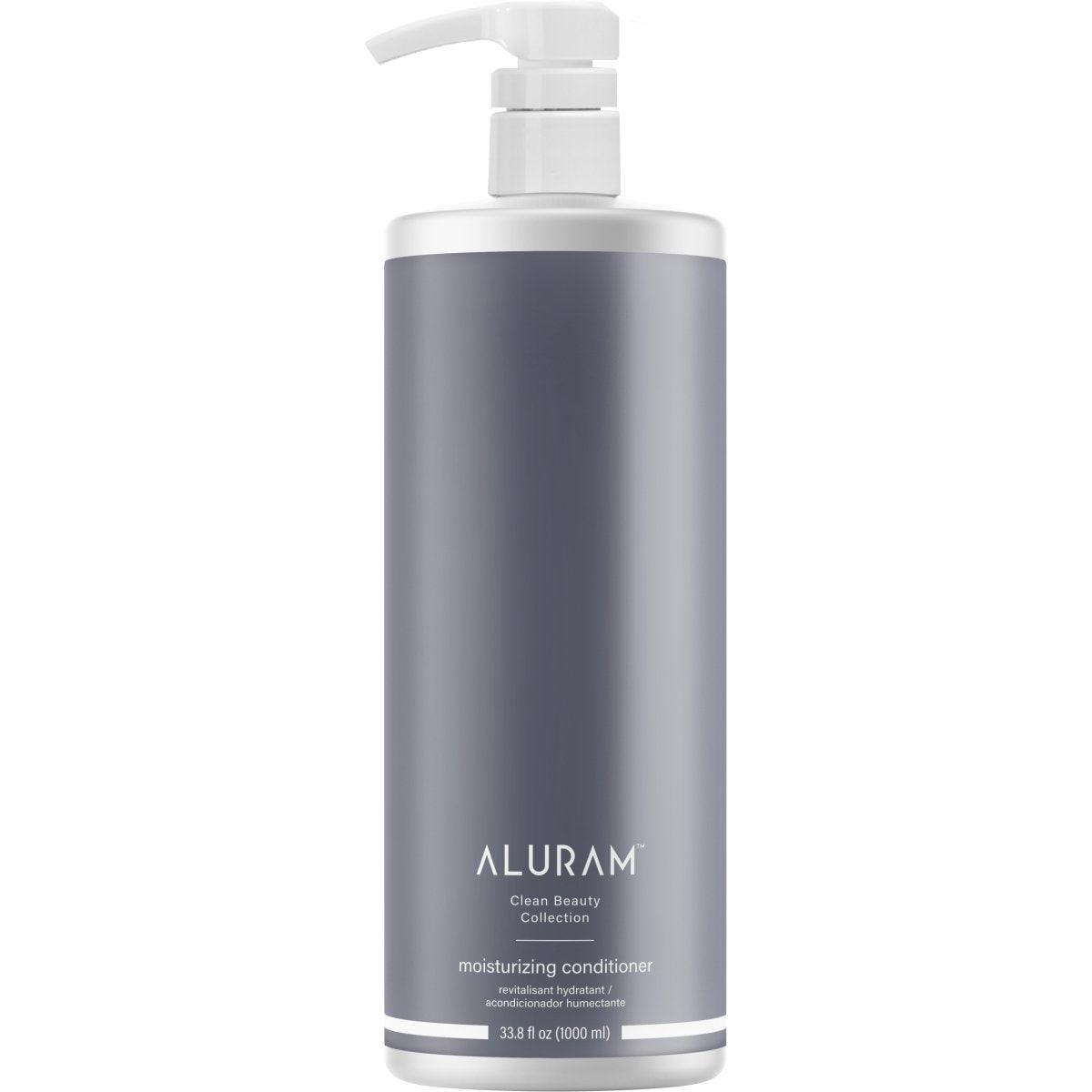 Aluram Moisturizing Conditioner back label with ingredients Pasadena salon
