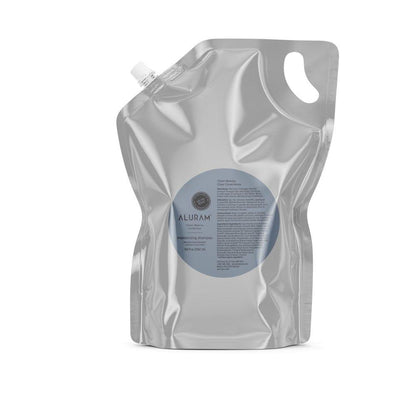 Aluram Moisturizing Shampoo side view showing bottle design Pasadena salon