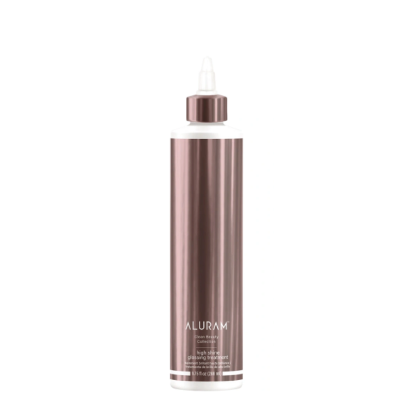 Aluram High Shine Glossing Treatment 2oz bottle adds shine Pasadena Aveda salon