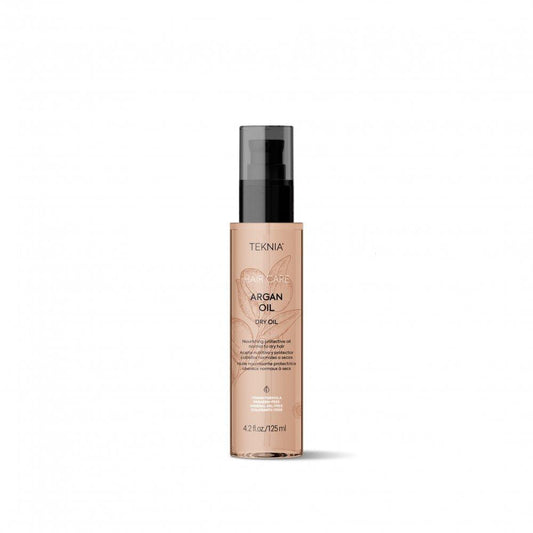Lakme Argan Oil Dry Oil 4.2oz bottle for nourishing dry hair at Pasadena Aveda salon
