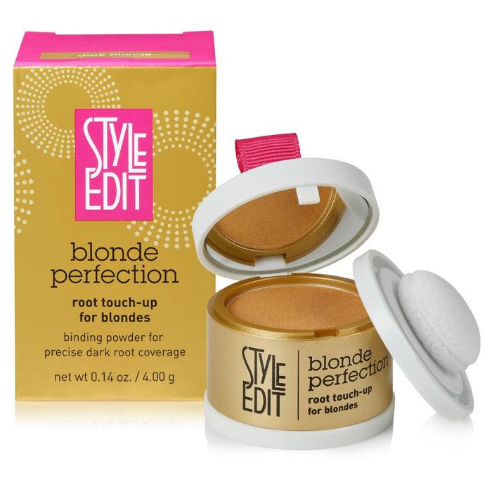 Style Edit Blonde Perfection Root Touch Up 0.14oz side view bottle at Pasadena hair salon