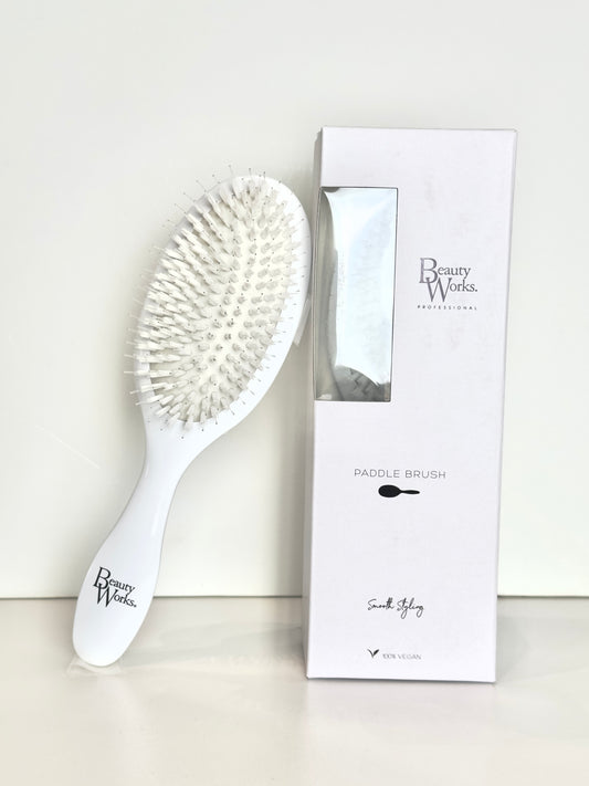 Beauty Works White Vegan Bristle Brush