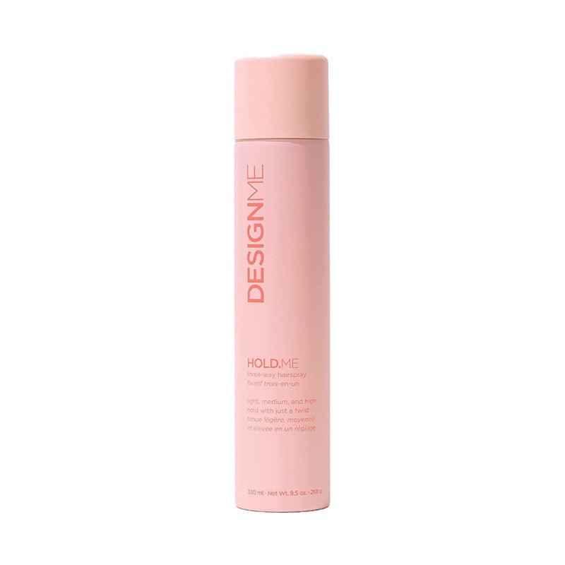 Design.Me Hold.Me Three-Way Hairspray 9.5oz large bottle for hair styling at Pasadena Aveda salon