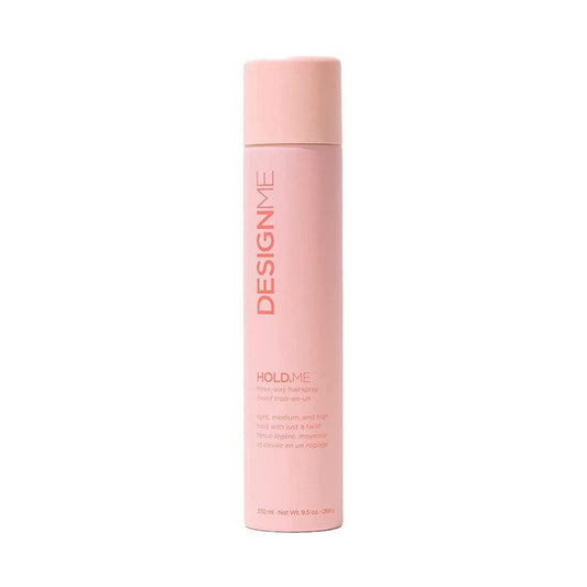 Design.Me Hold.Me Three-Way Hairspray 9.5oz large bottle for hair styling at Pasadena Aveda salon