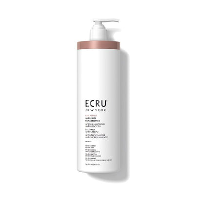 ECRU New York Anti-Frizz Conditioner back label close-up at Pasadena hair salon