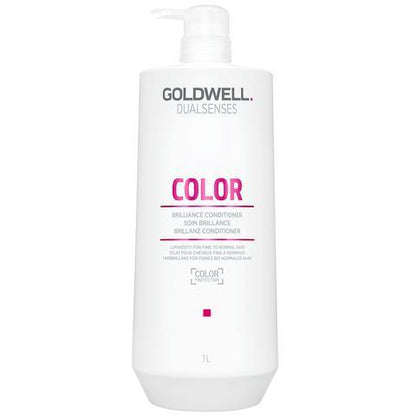 Goldwell DualSenses Color Brilliance Conditioner back label closeup Pasadena hair salon