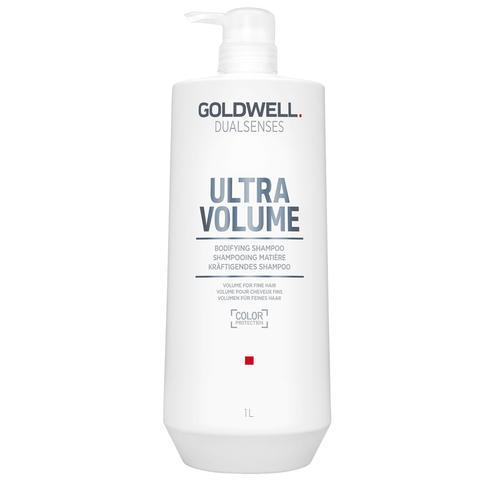 Goldwell DualSenses Ultra Volume Bodifying Shampoo back label closeup Pasadena hair salon