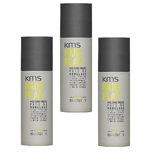 KMS HairPlay Molding Paste 5 oz pack of 3 front view at Pasadena hair salon