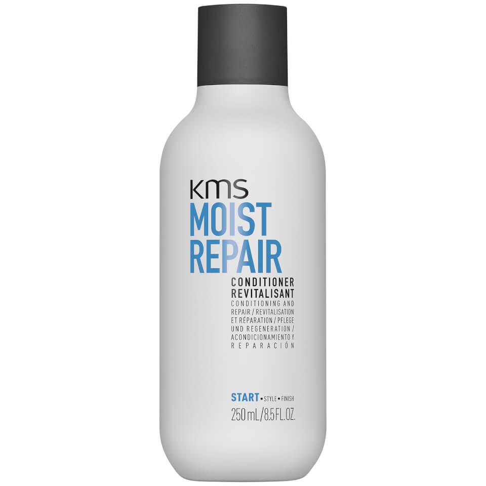 KMS Moist Repair Conditioner front bottle for dry hair at Pasadena Aveda salon