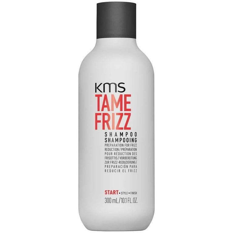 KMS Tame Frizz Shampoo 10.1 oz bottle for frizz control at Pasadena hair salon