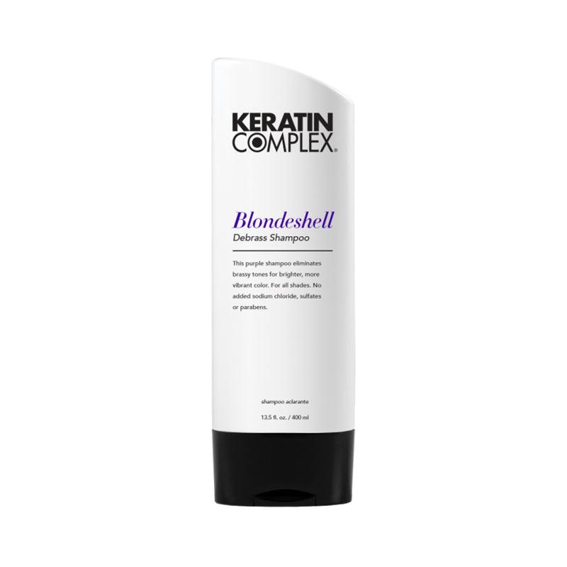 Keratin Complex Blondeshell Shampoo bottle front view at Pasadena Aveda salon