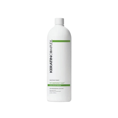 Keratin Complex Picture Perfect Masque back label detail shot in Pasadena Aveda salon
