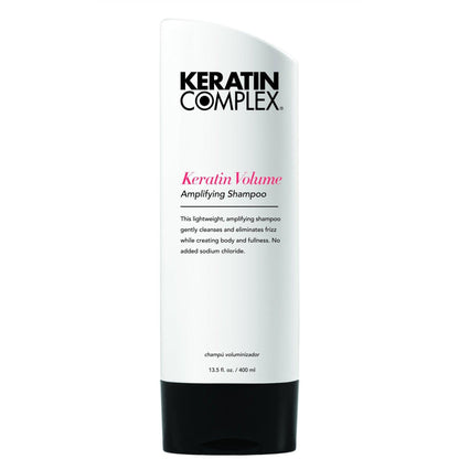Keratin Complex Volume Amplifying Shampoo front view bottle at Pasadena hair salon