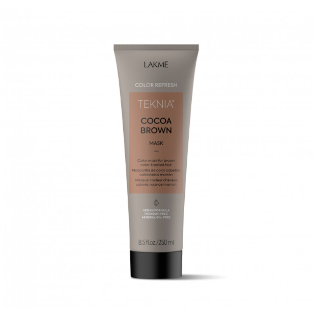 Lakme Teknia Cocoa Brown Refresh Treatment 8.4oz bottle at Pasadena Aveda salon