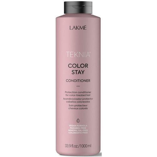 Lakme Teknia Color Stay Conditioner label close up Pasadena hair care product