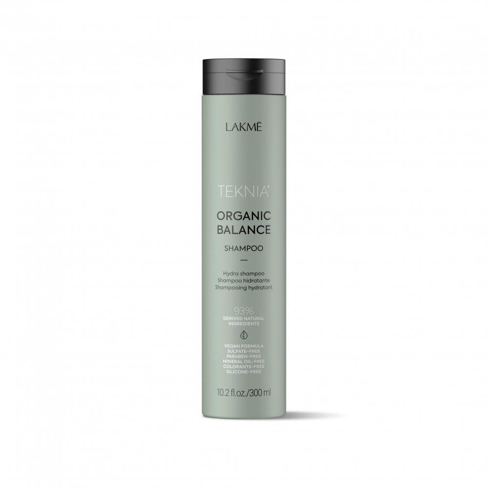 Lakme Teknia Organic Balance Shampoo front view bottle at Pasadena Aveda salon