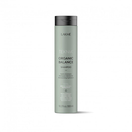 Lakme Teknia Organic Balance Shampoo front view bottle at Pasadena Aveda salon