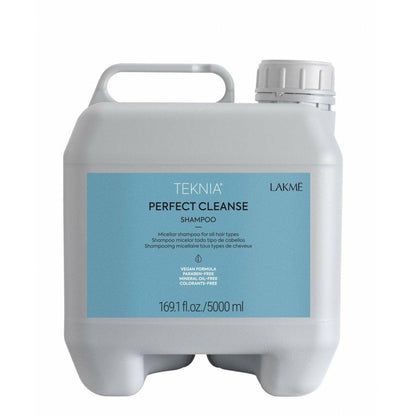 Lakme Teknia Perfect Cleanse Shampoo bottle detail shot in Pasadena salon