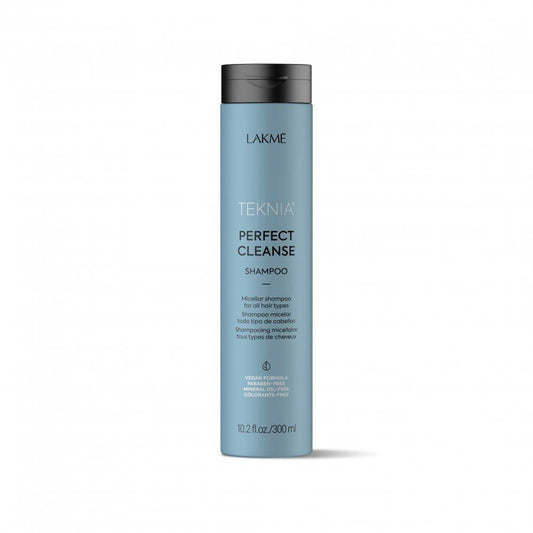 Lakme Teknia Perfect Cleanse Shampoo front bottle view Pasadena Aveda salon
