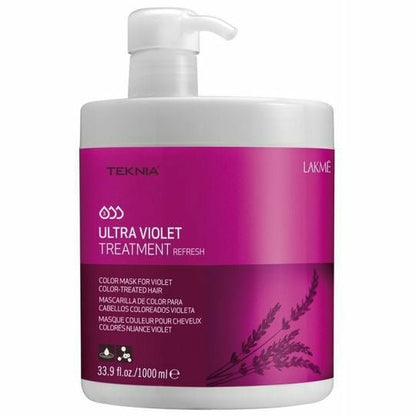 Lakme Ultra Violet Treatment label close up at Pasadena hair salon
