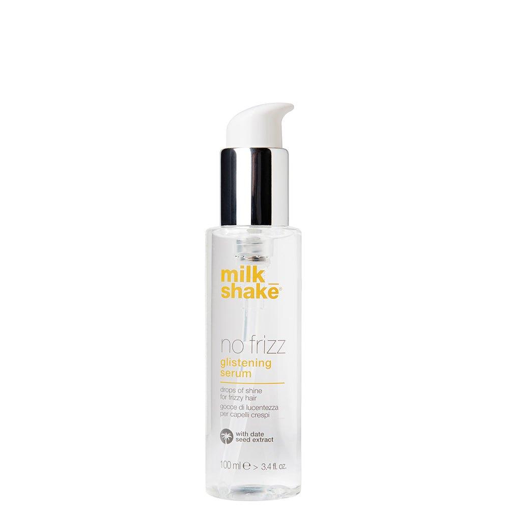 Milk Shake No frizz glistening serum 3.4 oz front view for frizz control at Pasadena Aveda salon