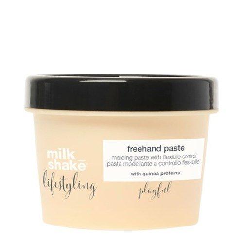 Milk Shake Lifestyling Free Hand Paste 3.4 oz jar for flexible hair styling at Pasadena Aveda salon