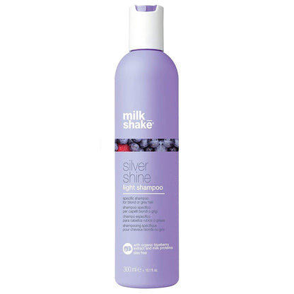 Milk Shake Silver Shine Light Shampoo front view for silver hair care Pasadena salon