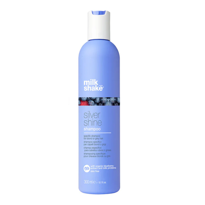 Milk Shake Silver Shine Shampoo back label close-up Pasadena hair salon