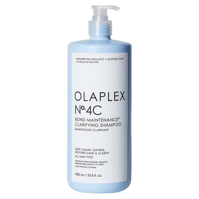 Olaplex No. 4C Bond Maintenance Clarifying Shampoo back label close-up Pasadena hair salon