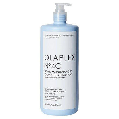 Olaplex No. 4C Bond Maintenance Clarifying Shampoo back label close-up Pasadena hair salon