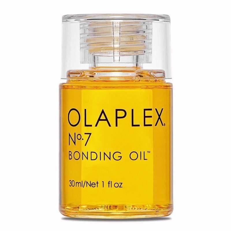 Olaplex No.7 Bonding Oil front bottle for hair strength and shine at Pasadena hair salon