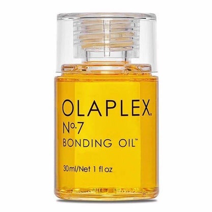 Olaplex No.7 Bonding Oil front bottle for hair strength and shine at Pasadena hair salon