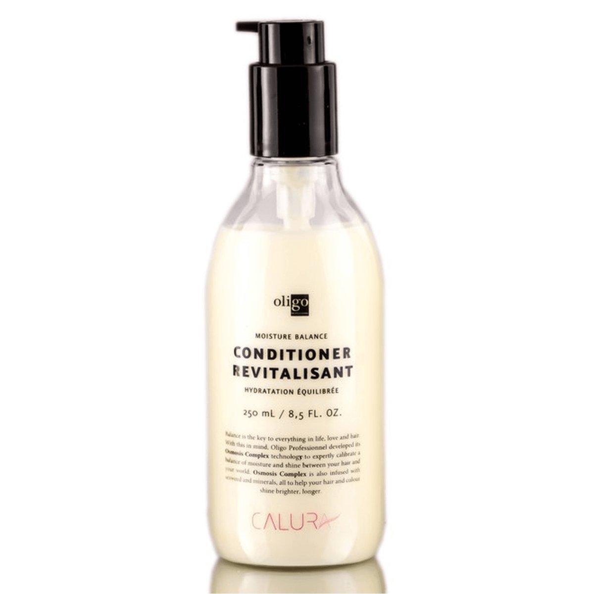 Oligo Moisture Balance Conditioner bottle front view at Pasadena hair salon