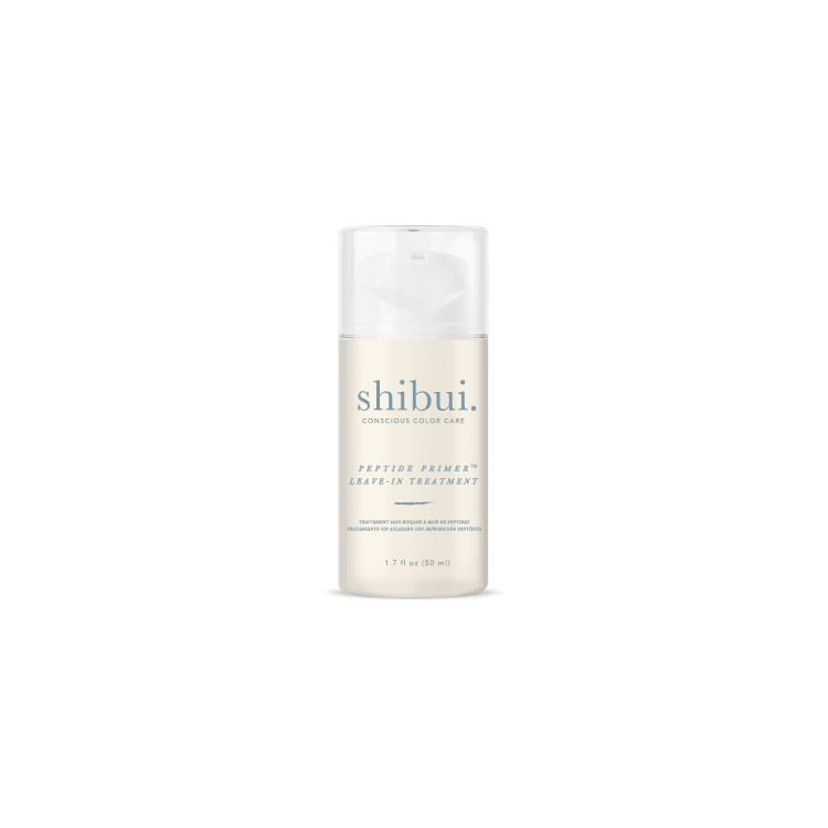 Shibui Peptide Primer Leave-In Treatment front view bottle at Pasadena Aveda salon