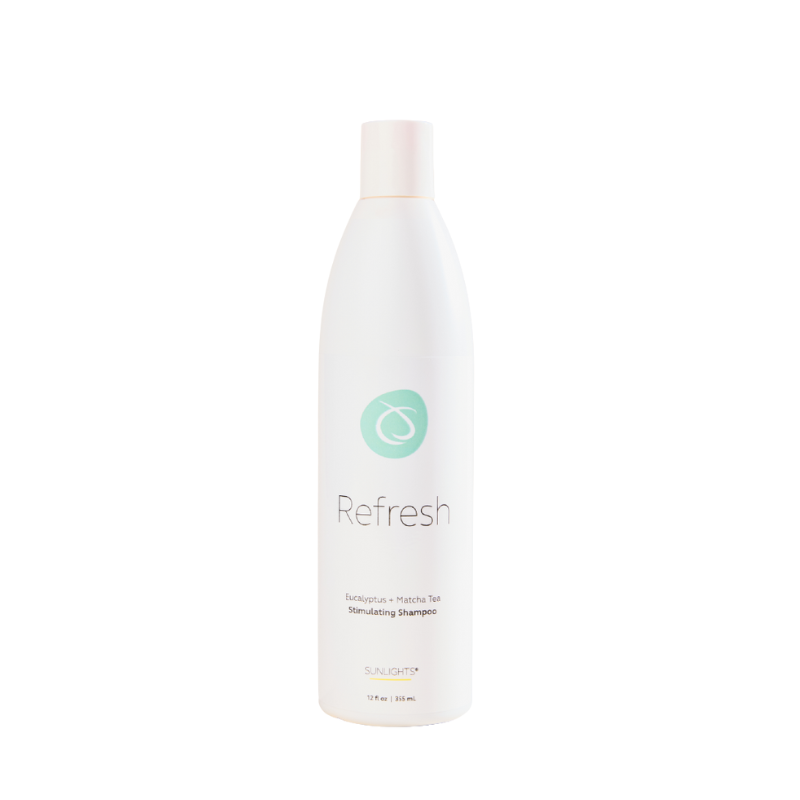 Sunlights Refresh Stimulating Shampoo 12oz bottle hair care Pasadena salon