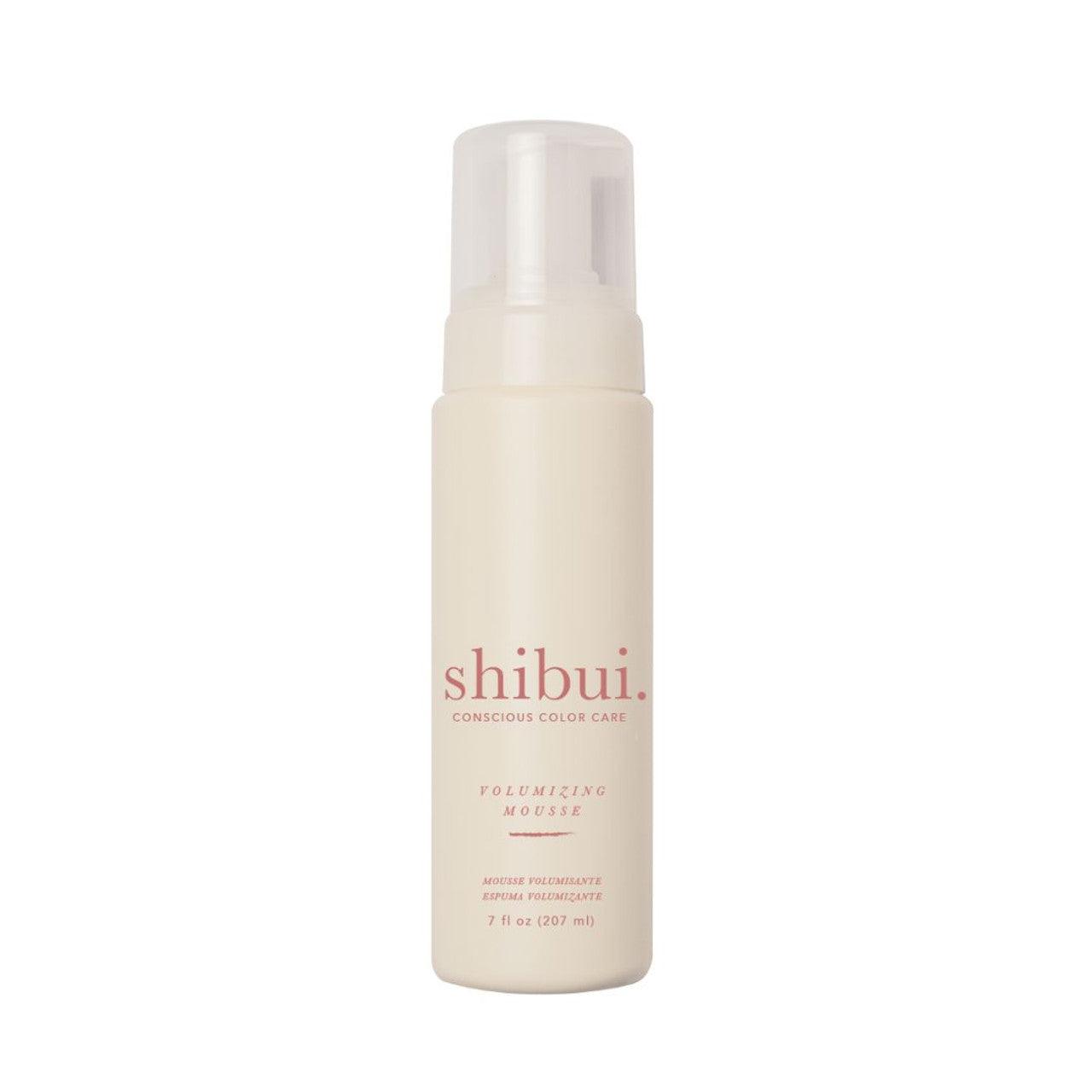 Shibui Volumizing Mousse 7oz bottle styling product at Pasadena Aveda hair salon