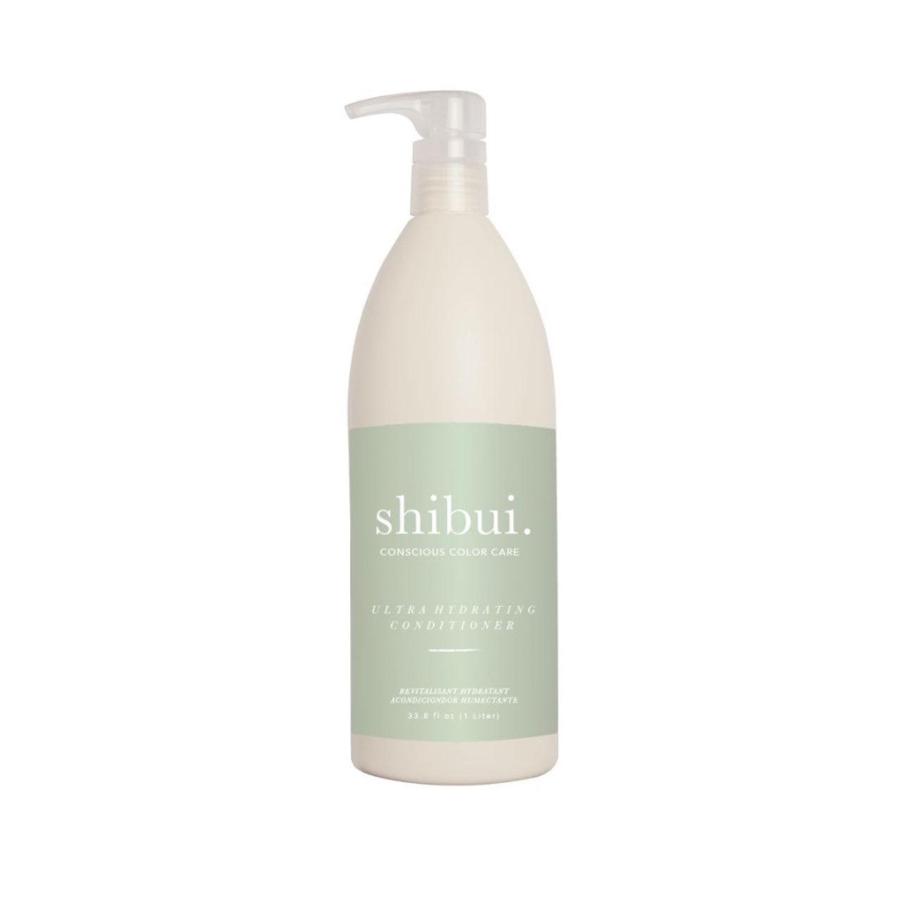 Shibui Ultra Hydrating Conditioner side view bottle at Bokaos hair salon Pasadena