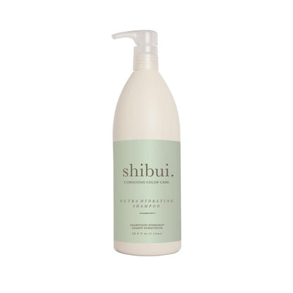 Shibui Ultra Hydrating Shampoo side view bottle at Bokaos hair salon Pasadena