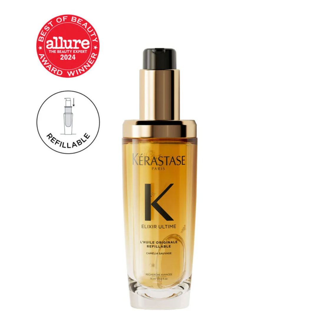 Kerastase Elixir Ultime Refillable Hydrating Hair Oil - Kérastase - Available at Bokaos Aveda Salon & Spa, Pasadena, CA