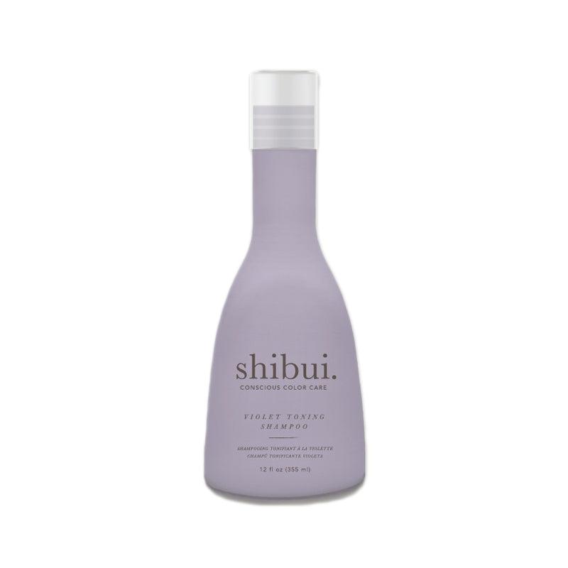 Shibui Violet Toning Shampoo front view bottle at Pasadena Aveda salon
