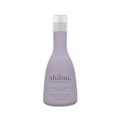 Shibui Violet Toning Shampoo front view bottle at Pasadena Aveda salon
