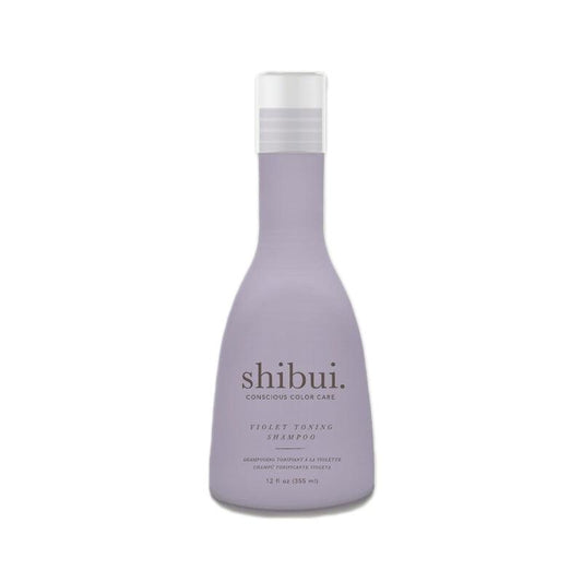Shibui Violet Toning Shampoo front view bottle at Pasadena Aveda salon