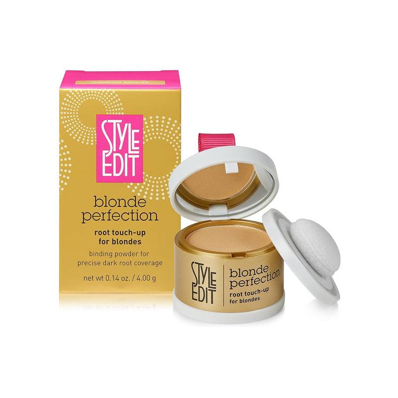 Style Edit Blonde Perfection Root Touch Up 0.14oz front view bottle at Pasadena salon