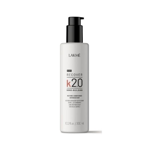 Lakme K 2.0 Restore Conditioner 10.2oz bottle for hair hydration at Pasadena hair salon