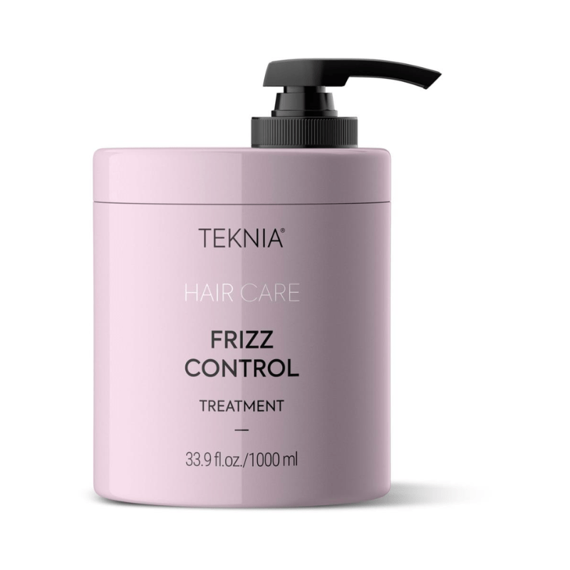 Lakme Teknia Frizz Control Treatment label close up Pasadena hair care product