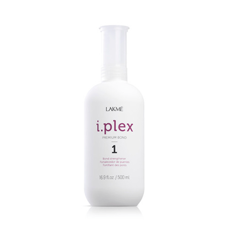 Lakme I Plex Premium Bond 16.9oz bottle for premium hair care at Pasadena Aveda salon