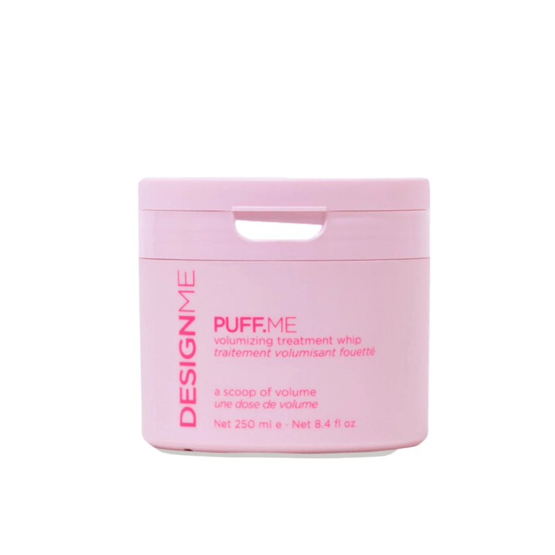 Design.Me Puff.Me Volumizing Treatment Whip 8.5oz medium bottle for volume at Pasadena hair salon