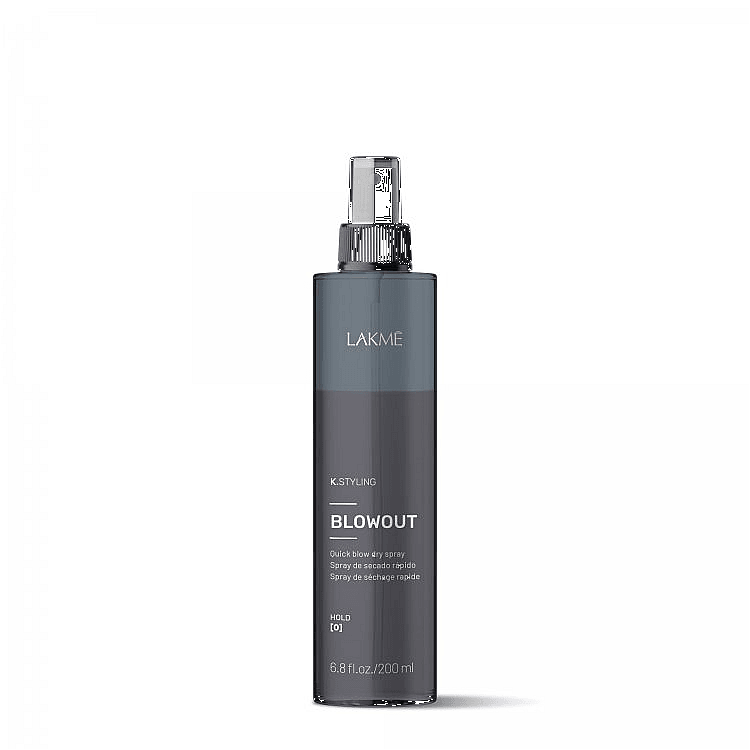 Lakme K Finish Blowout Quick Blow Dry Spray 6.8oz bottle for fast drying at Pasadena Aveda salon