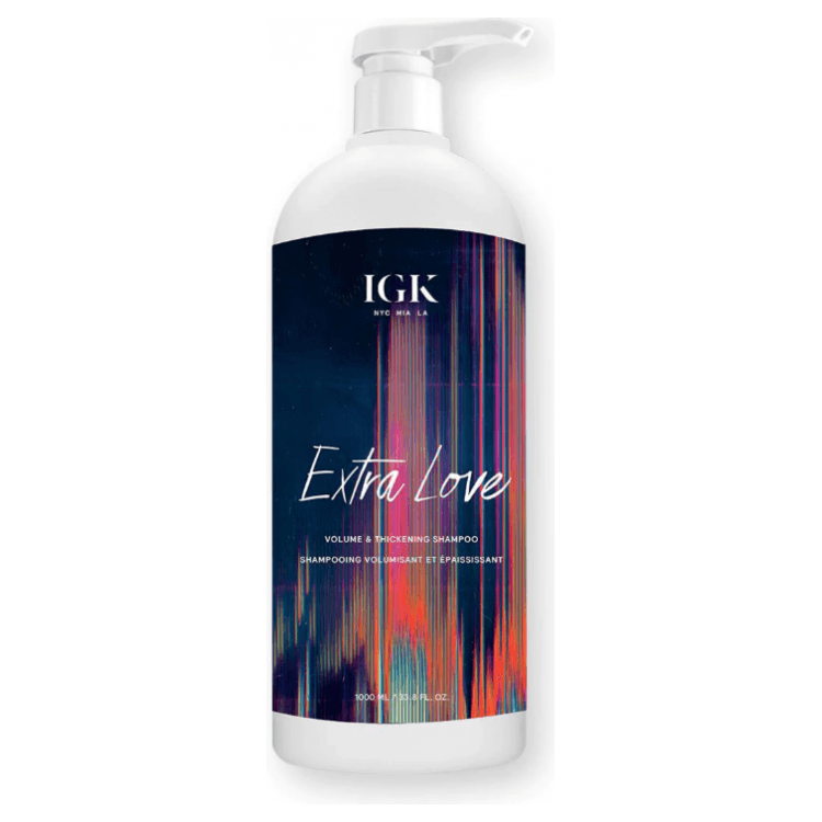IGK EXTRA LOVE Volume & Thickening Conditioner 33.8oz bottle for fuller hair Pasadena salon