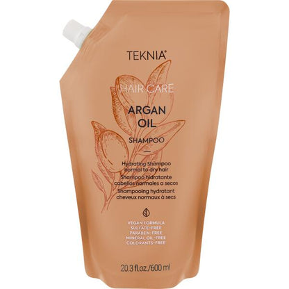 Lakme Teknia Argan Oil Shampoo label close up Pasadena hair care product